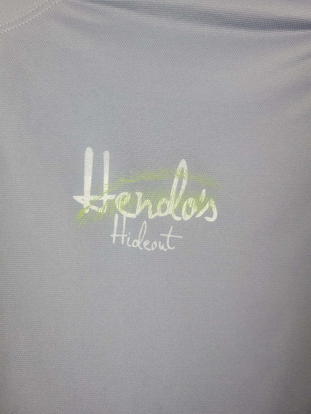 Hiho Hendo's Hideout Long Sleeve Sun Protection Shirt Gray XL Jost Van Dyke - Picture 2 of 4